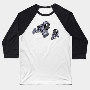 Astronaut and Little Dog Baseball T-Shirt